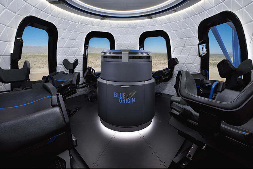 capsule blue origin capsule blue origin