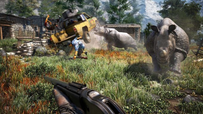 far-cry-4-rhino-attack-screenshot far-cry-4-rhino-attack-screenshot