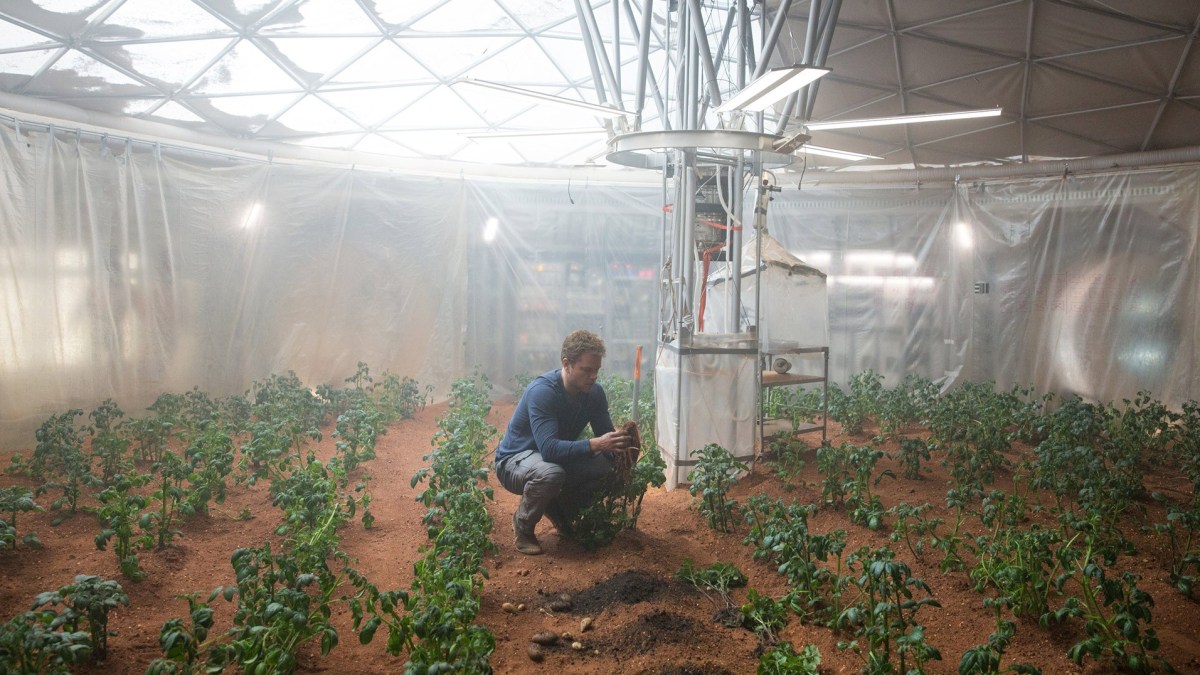 Matt Damon, dans le film Seul sur Mars. // Source : Fox Matt Damon, dans le film Seul sur Mars. // Source : Fox