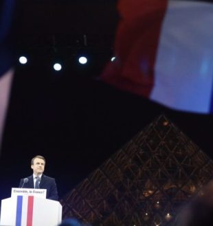 Macron Louvre