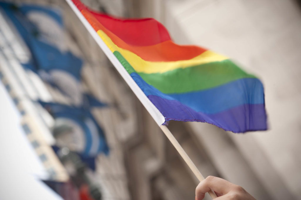 Un drapeau LGBT (image d'illustration) // Source : Flickr Un drapeau LGBT (image d'illustration) // Source : Flickr