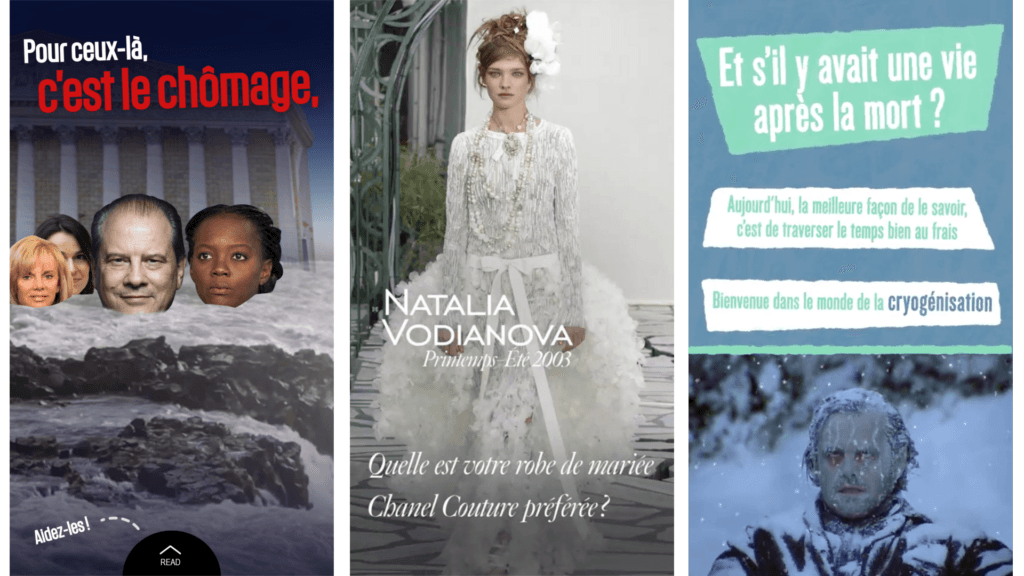 Les premières éditions de L'Express, à découvrir samedi, Vogue, ce vendredi, et enfin Society, ce weekend également. Les premières éditions de L'Express, à découvrir samedi, Vogue, ce vendredi, et enfin Society, ce weekend également.