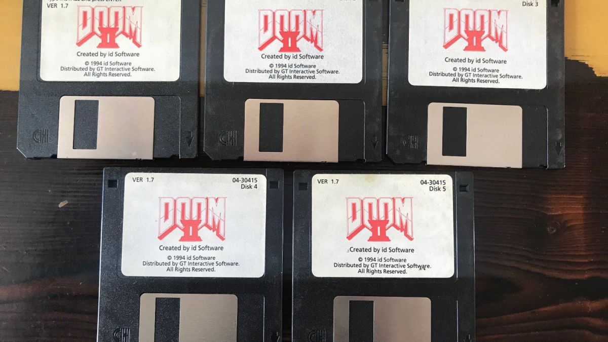 DOOM II disquettes DOOM II disquettes