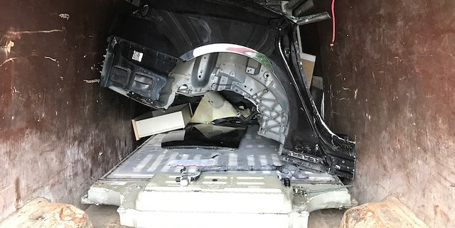 Les pièces découvertes par la police Les pièces découvertes par la police