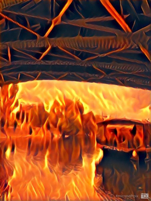 Microsoft en flammes // Source : Numerama Microsoft en flammes // Source : Numerama