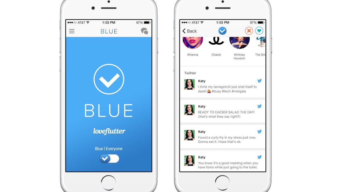 Blue Loveflutter Blue Loveflutter