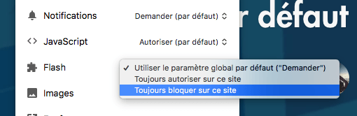 Gestion de Flash sur Chrome : désactivé par défaut, Pepper remplace la solution Adobe quand cela est nécessaire Gestion de Flash sur Chrome : désactivé par défaut, Pepper remplace la solution Adobe quand cela est nécessaire