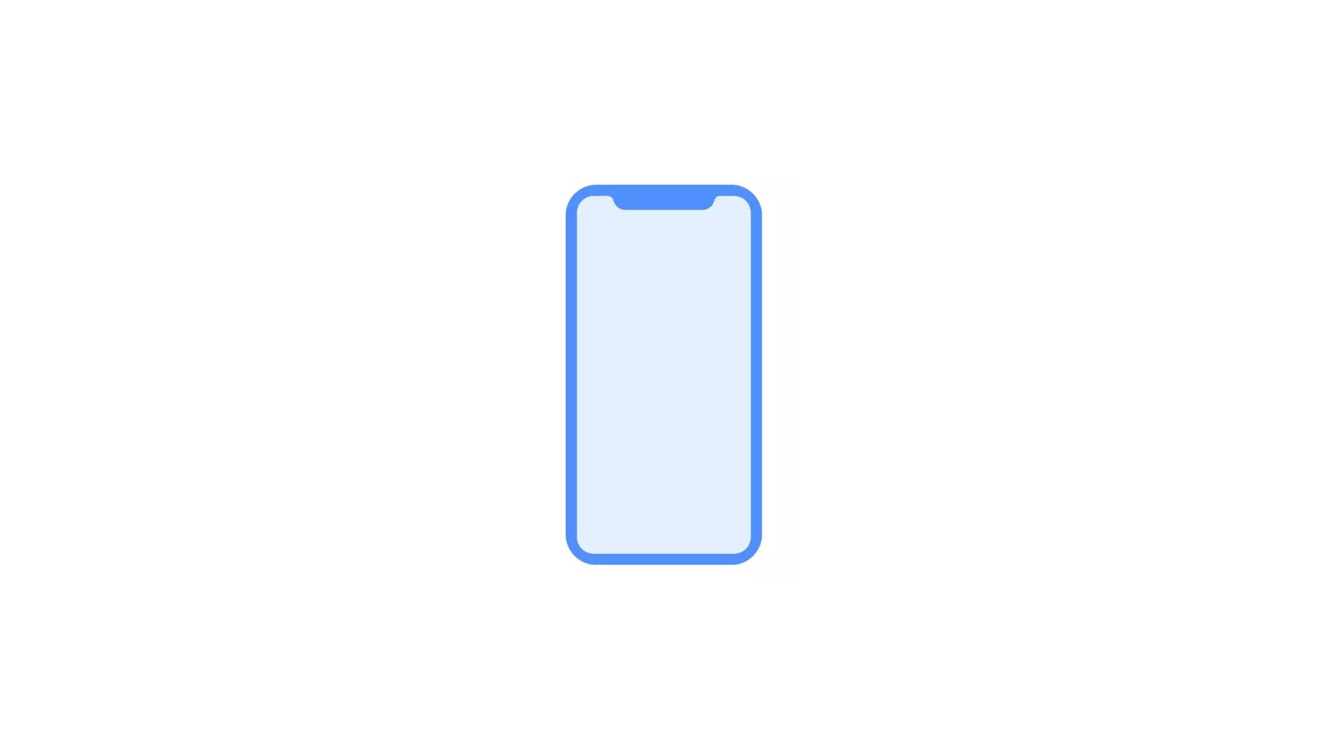 iPhone encoche // Source : Apple iPhone encoche // Source : Apple