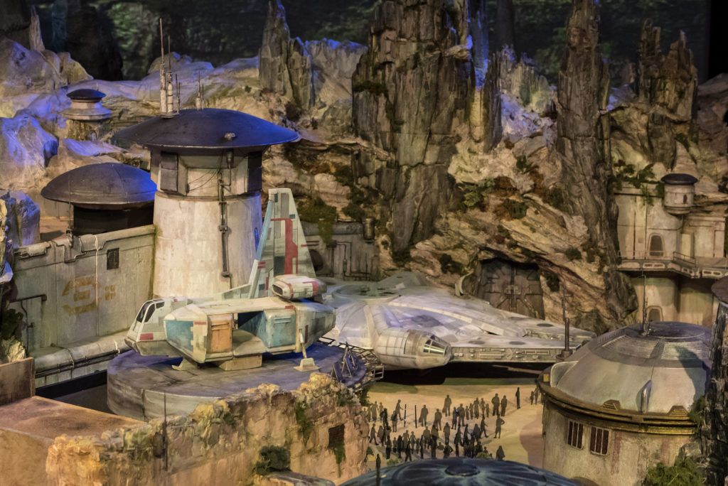 STAR WARS-THEMED LAND MODEL AT D23 EXPOÊÑÊThe epic, fully detailed model of theÊStar Wars-themed lands under development at Disneyland park in Anaheim, Calif. and DisneyÕs Hollywood Studios in Orlando, Fla. remains on display in Walt Disney Parks and ResortsÕ 'A Galaxy of Stories' pavilion throughout D23 Expo at the AnaheimÊConvention Center.ÊThe stunning exhibition gives D23 Expo guestsÊan up-close look at whatÕs to come on this never-before seen planet.Ê(Joshua Sudock/Disney Parks) STAR WARS-THEMED LAND MODEL AT D23 EXPOÊÑÊThe epic, fully detailed model of theÊStar Wars-themed lands under development at Disneyland park in Anaheim, Calif. and DisneyÕs Hollywood Studios in Orlando, Fla. remains on display in Walt Disney Parks and ResortsÕ 'A Galaxy of Stories' pavilion throughout D23 Expo at the AnaheimÊConvention Center.ÊThe stunning exhibition gives D23 Expo guestsÊan up-close look at whatÕs to come on this never-before seen planet.Ê(Joshua Sudock/Disney Parks)