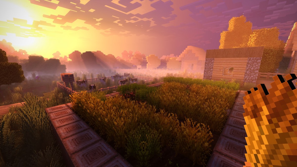 minecraft_sunset_cows minecraft_sunset_cows