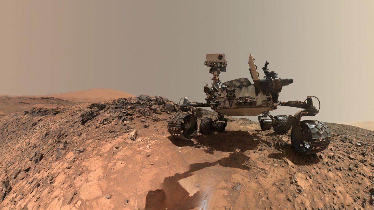 Curiosity se photographiant en selfie sur Mars. // NASA/JPL-Caltech/MSSS Curiosity se photographiant en selfie sur Mars. // NASA/JPL-Caltech/MSSS