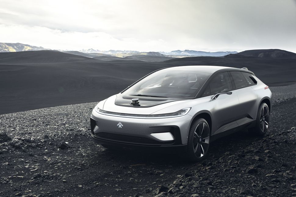La voiture électrique de Faraday Future // Source : Faraday future La voiture électrique de Faraday Future // Source : Faraday future