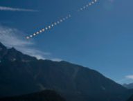 Ensemble d'image montrant la progression de l'éclipse et offrant tout le spectre de l'évènement / Credit: NASA/Bill Ingalls