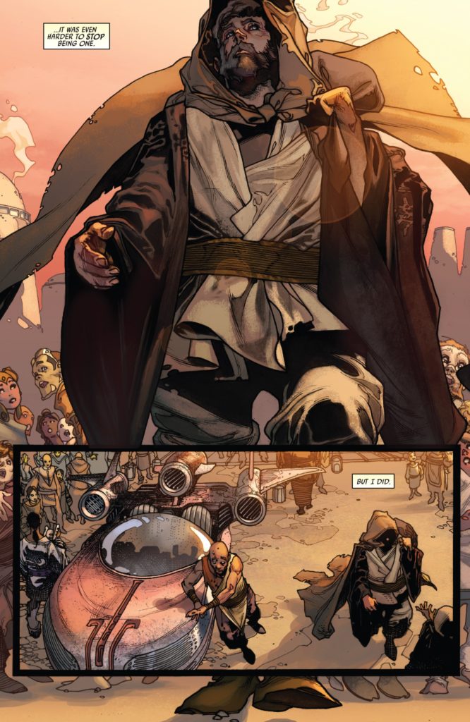 Page de Simone Bianchi tirée du numéro 7 de la série Star Wars, récemment éditée par Marvel et écrite par Jason Aaron