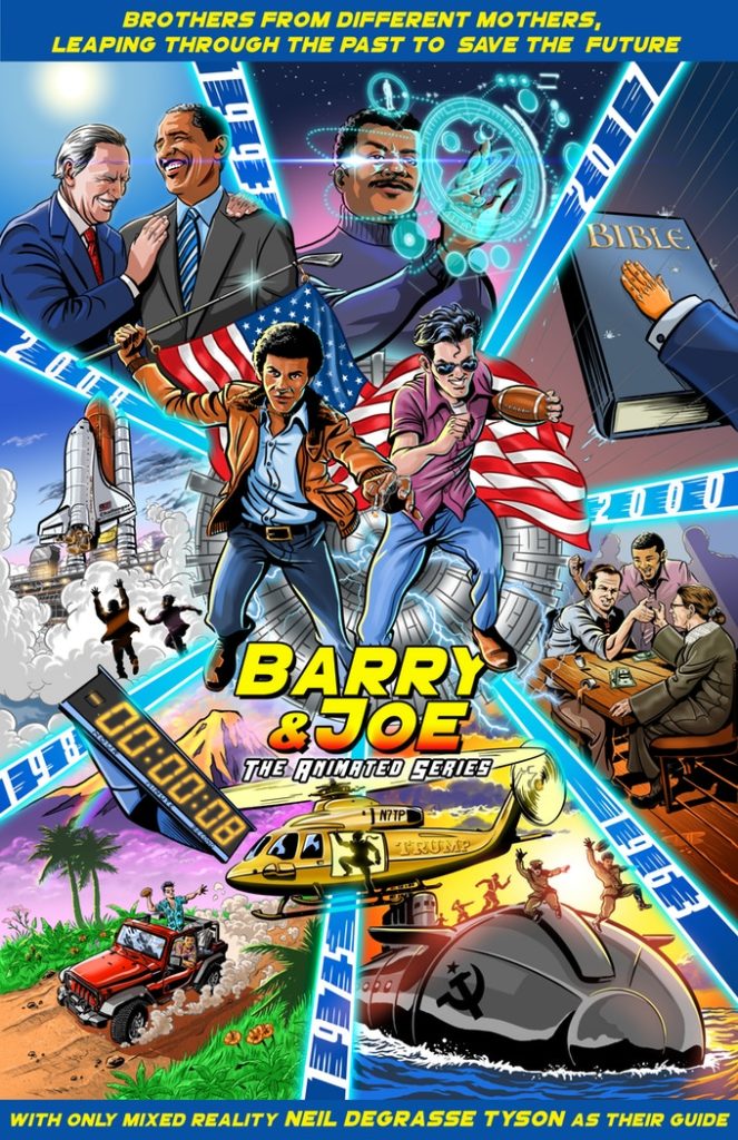 Affiche de la future série Barry & Joe, publiée sur Kickstarter.