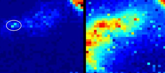 À gauche, la nouvelle caméra détecte précisément l'emplacement de l'endoscope. / University of Edinburgh À gauche, la nouvelle caméra détecte précisément l'emplacement de l'endoscope. / University of Edinburgh