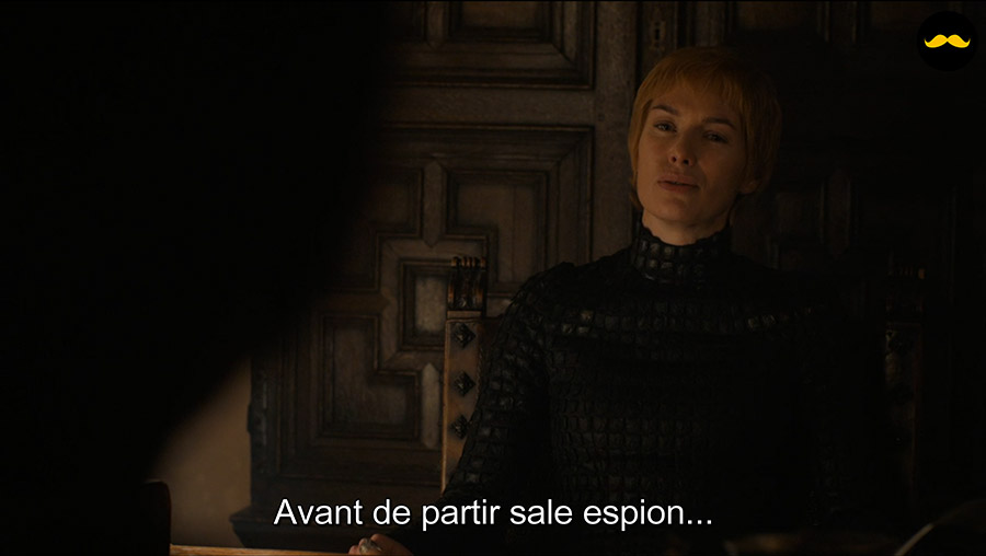 Mash-up de Golden Moustache, mélangeant des images de Game of Thrones avec les sous-titres d'OSS117. Mash-up de Golden Moustache, mélangeant des images de Game of Thrones avec les sous-titres d'OSS117.