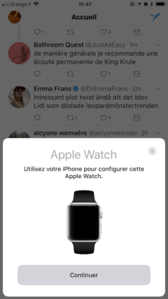 La configuration rapide des produits Apple