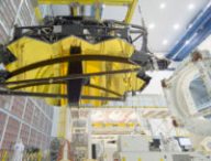 L'assemblage du télescope spatial James-Webb // Source : NASA/Chris Gunn 