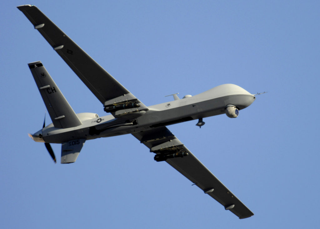 MQ-9 Reaper / CC. U.S. Air Force photo/Master Sgt. Robert W. Valenca