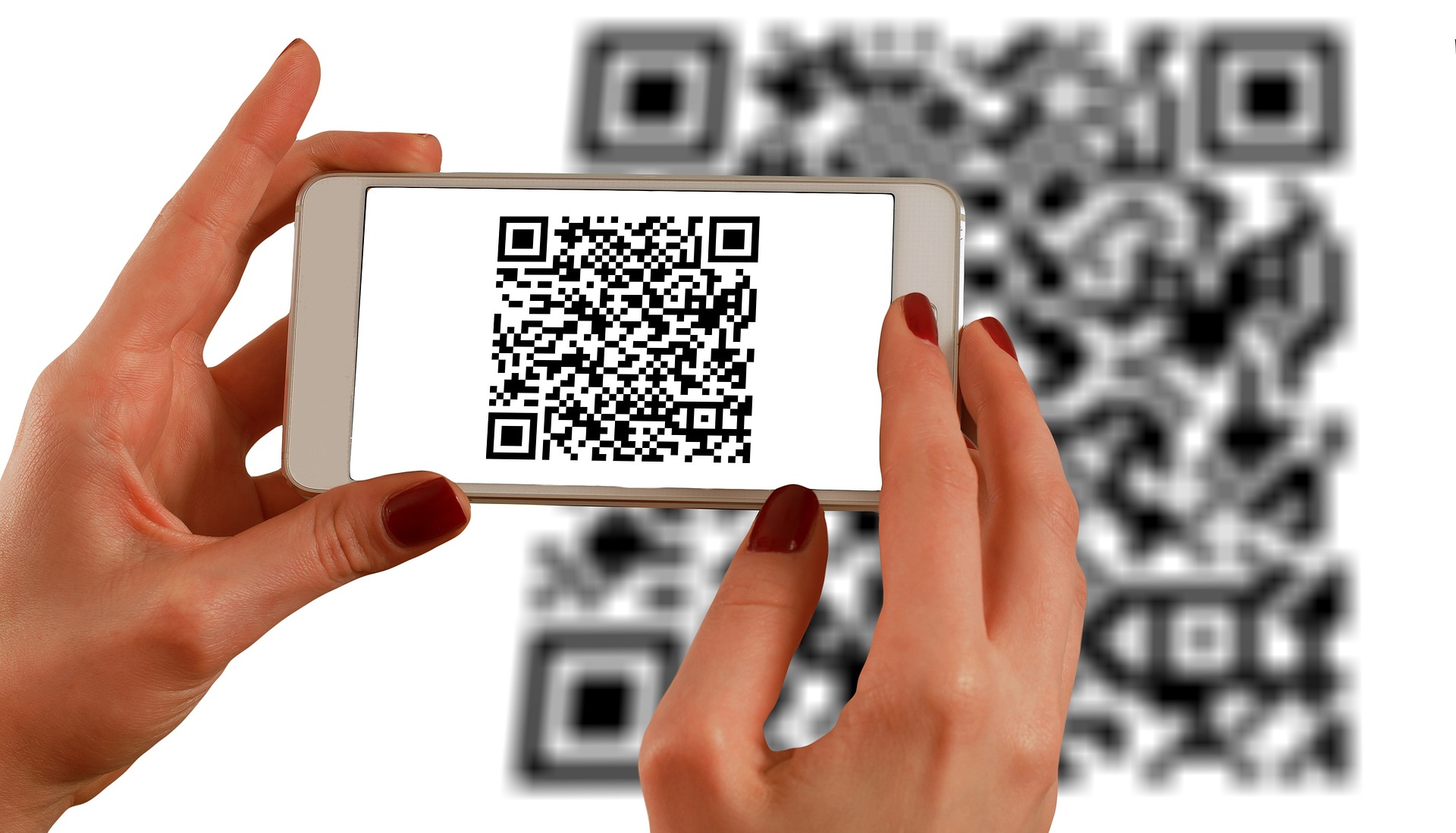 Cellphone Qr Pda Hands Barcodes Smartphone Cellphone Qr Pda Hands Barcodes Smartphone