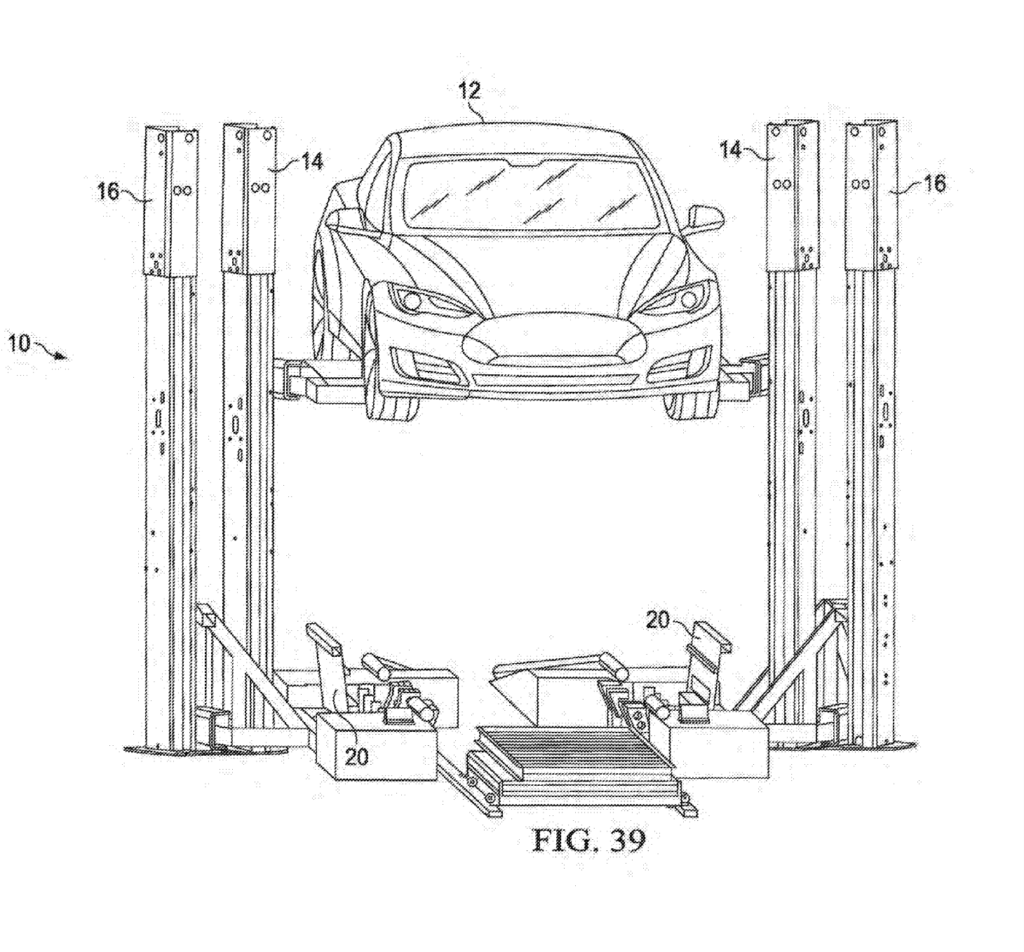 Images issues du brevet déposé en mai 2017 par Tesla. 
