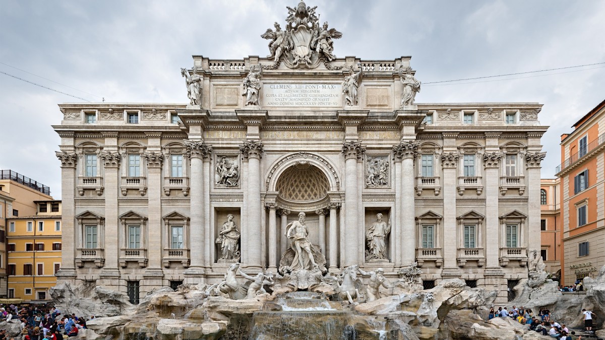 La fontaine de Trevi, à Rome. // Source : Diliff La fontaine de Trevi, à Rome. // Source : Diliff