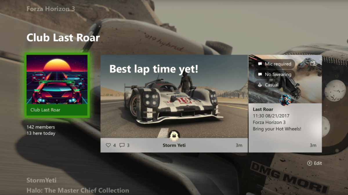 Xbox One MAJ Xbox One MAJ