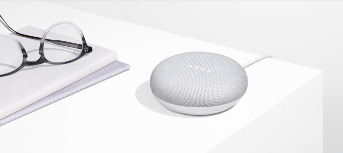 Le Google Home Mini. // Source : Google Le Google Home Mini. // Source : Google