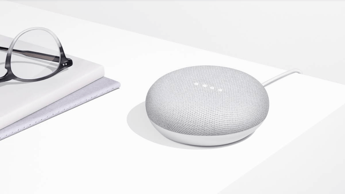 Le Google Home Mini. // Source : Google Le Google Home Mini. // Source : Google