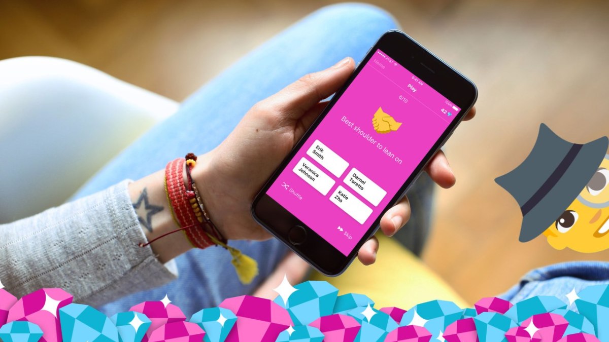 Publicité pour l'appli tbh // Source : tbh Publicité pour l'appli tbh // Source : tbh