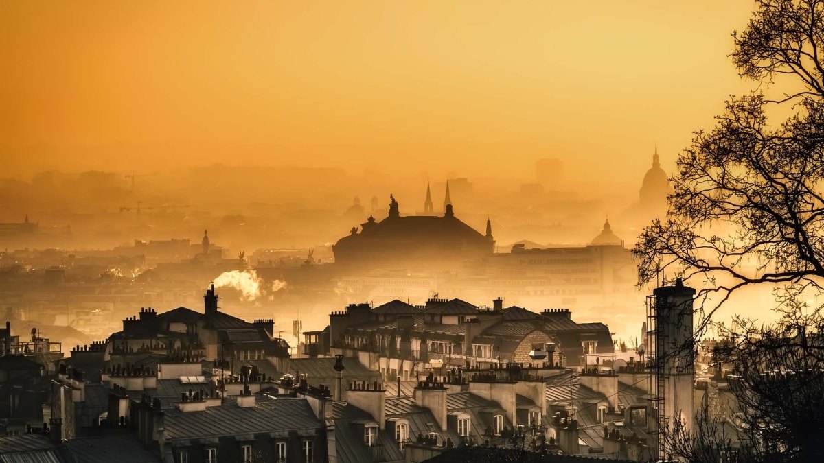 Les toits de Paris à l'aube. // Source : 12019 Les toits de Paris à l'aube. // Source : 12019