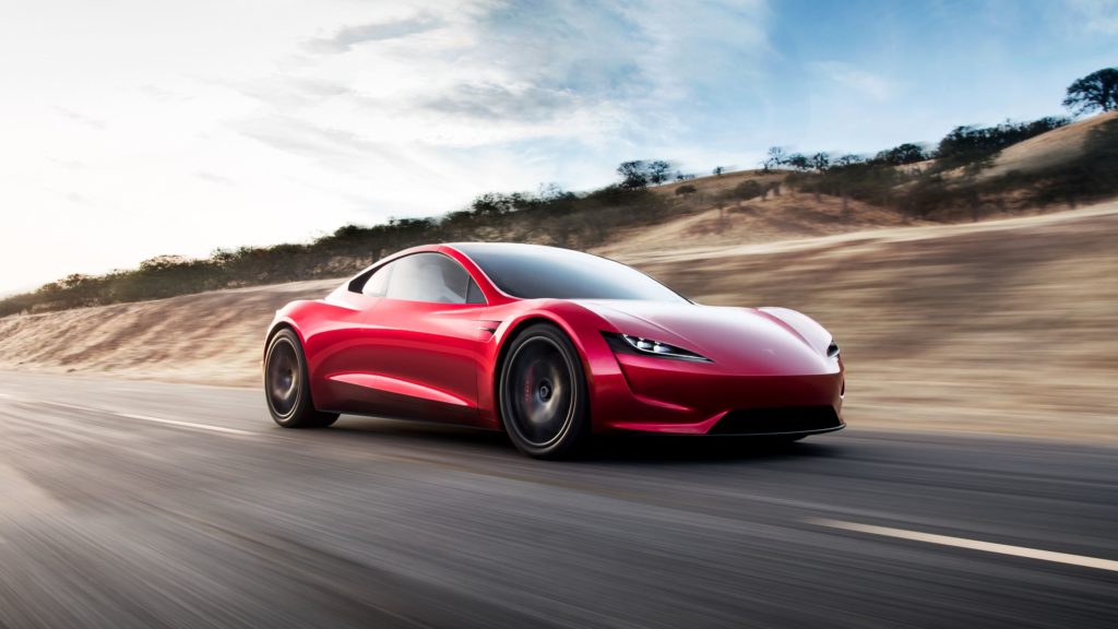 Tesla Roadster lors de sa présentation en 2017 // Source : Tesla Tesla Roadster lors de sa présentation en 2017 // Source : Tesla