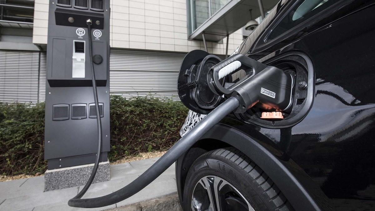 Une voiture électrique. // Source : Opel Une voiture électrique. // Source : Opel