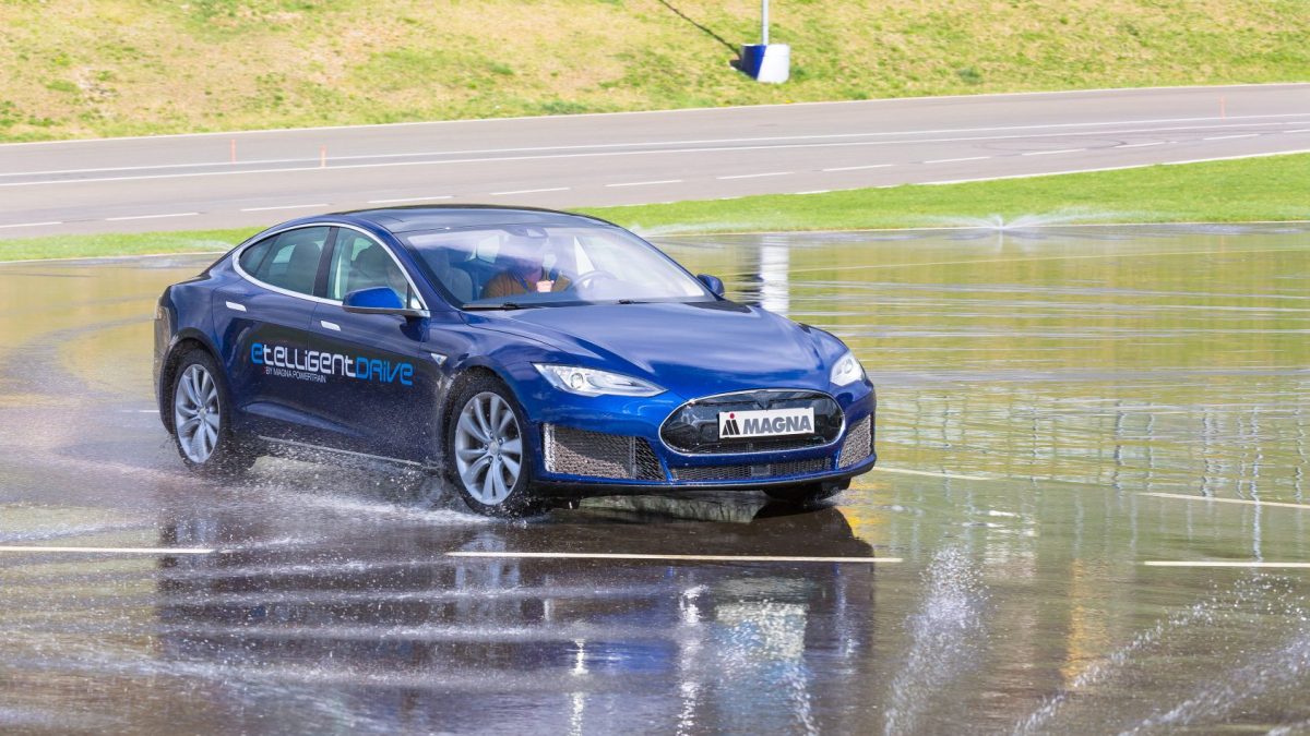 Tesla prototype Magna Tesla prototype Magna