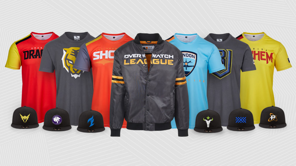 Overwatch Ligue merchandising