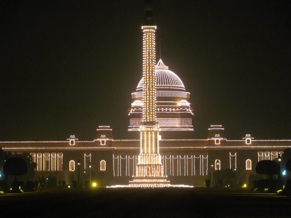 Le palais présidentiel à New Delhi. CC Simantik Dowerah Le palais présidentiel à New Delhi. CC Simantik Dowerah
