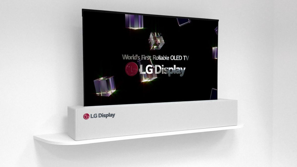 LG OLED enroulable // Source : LG LG OLED enroulable // Source : LG
