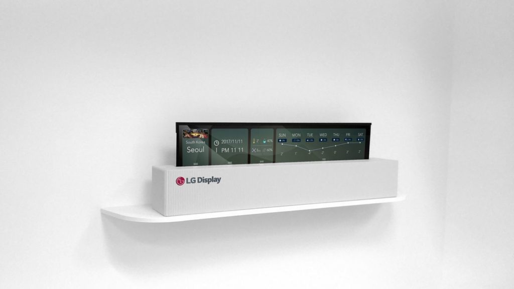 LG OLED enroulable // Source : LG LG OLED enroulable // Source : LG