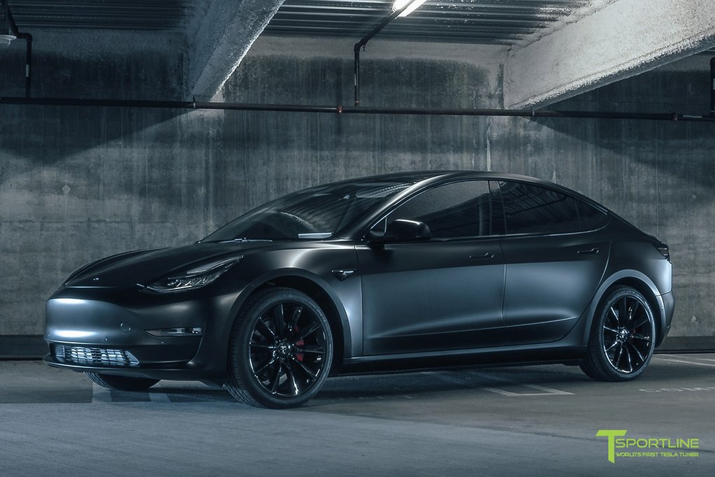 Tesla Model 3 Satin Black Tesla Model 3 Satin Black
