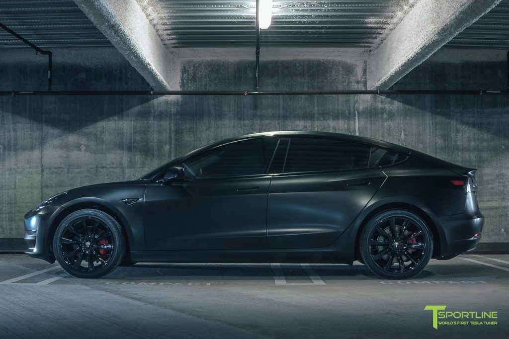 Tesla Model 3 Satin Black Tesla Model 3 Satin Black