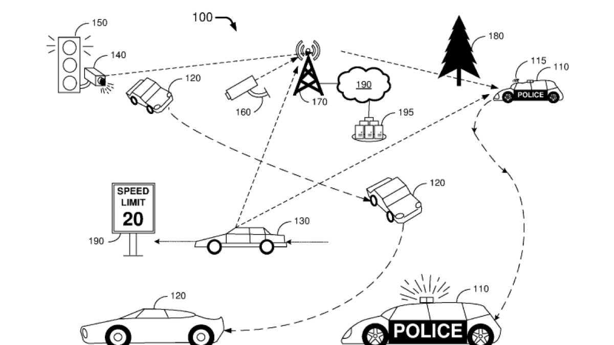 Ford brevet voiture de police autonome Ford brevet voiture de police autonome