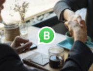 Business agreement handshake at coffee shop