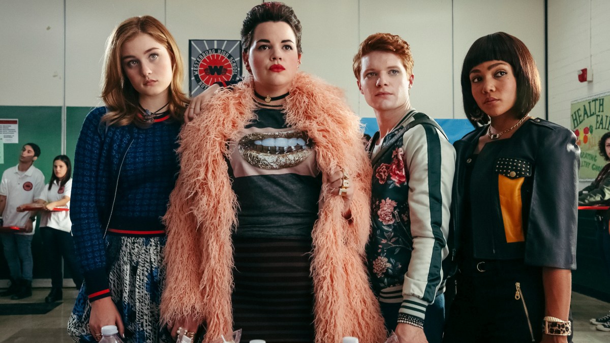 When the Heathers clique at Westerburgh High is against you, you don't have a chance from l to r Veronica Sawyer (Grace Victoria Cox), Heather Chandler (Melanie Field), Heather Duke (Brendan Scannell) and Heather McNamara (Jasmine Mathews). HEATHERS, a new pitch-black comedy series based on the movie of the same name, premieres on Paramount Network starting Wednesday, March 7 at 10 pm, ET/PT. When the Heathers clique at Westerburgh High is against you, you don't have a chance from l to r Veronica Sawyer (Grace Victoria Cox), Heather Chandler (Melanie Field), Heather Duke (Brendan Scannell) and Heather McNamara (Jasmine Mathews). HEATHERS, a new pitch-black comedy series based on the movie of the same name, premieres on Paramount Network starting Wednesday, March 7 at 10 pm, ET/PT.