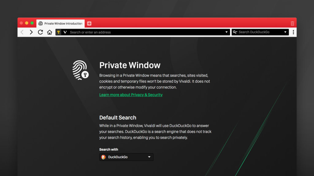 DuckDuckGo Vivaldi fenêtre privée DuckDuckGo Vivaldi fenêtre privée