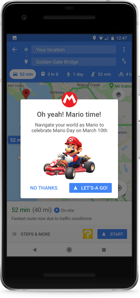 Mario x Google Maps Mario x Google Maps