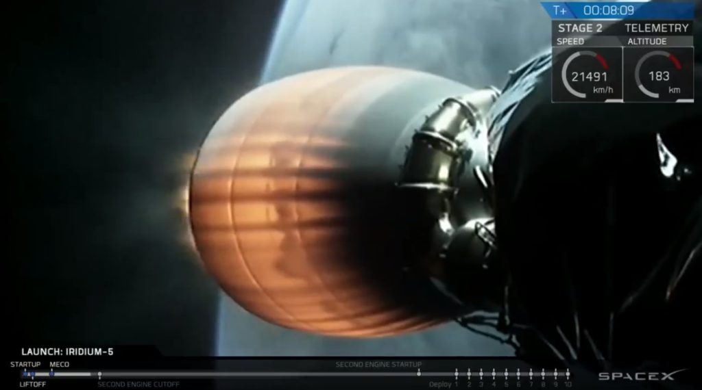 Iridium Next 41-50 SpaceX orbite Iridium Next 41-50 SpaceX orbite