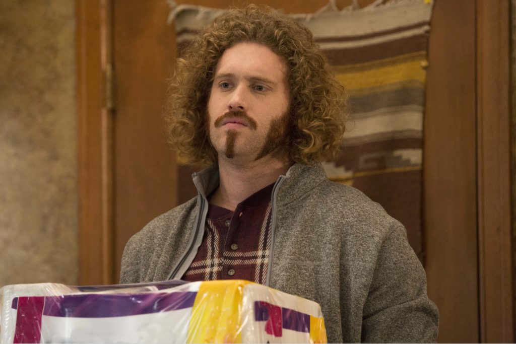 T.J. Miller dans Silicon Valley, saison 2. 