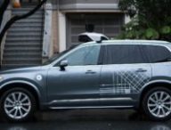 Un véhicule Uber Volvo XC90 // Source : Uber