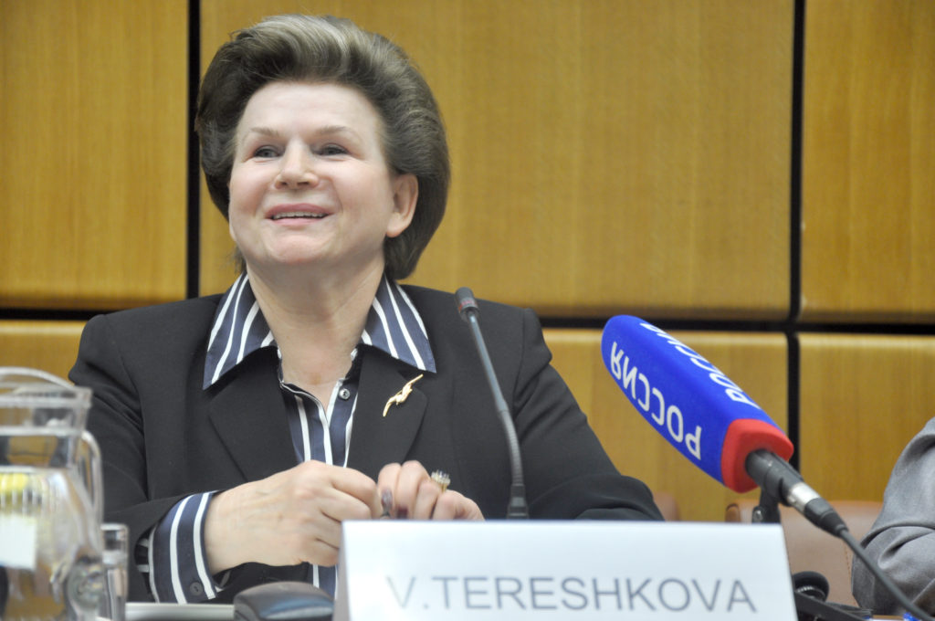L'astronaute Valentina Terechkova // Source : CC Flickr UNIS Vienna L'astronaute Valentina Terechkova // Source : CC Flickr UNIS Vienna